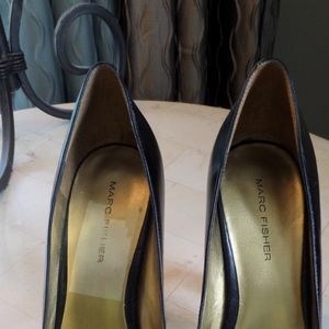 Marc Fisher Black platform heels